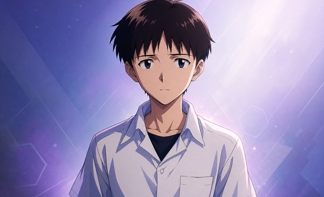 Portrait of Shinji Ikari